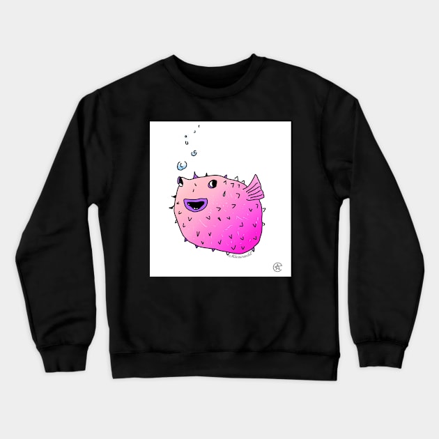 Pufferfish Crewneck Sweatshirt by Theminimandali